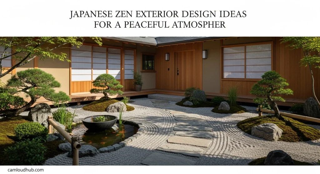 Japanese Zen Exterior Design Ideas for a Peaceful Atmosphere