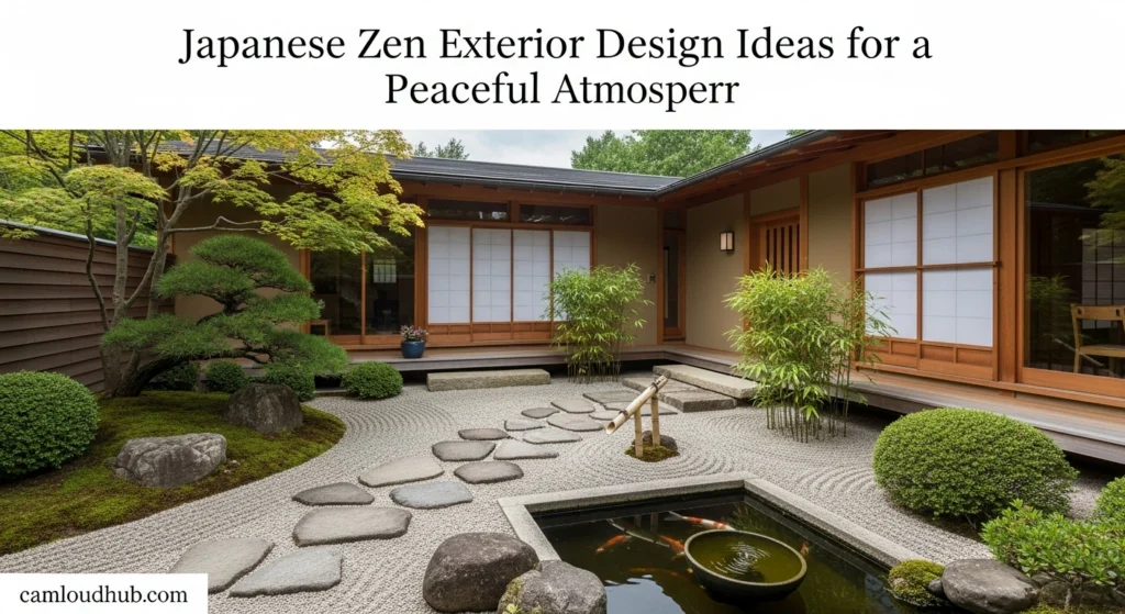 Japanese Zen Exterior Design Ideas for a Peaceful Atmosphere