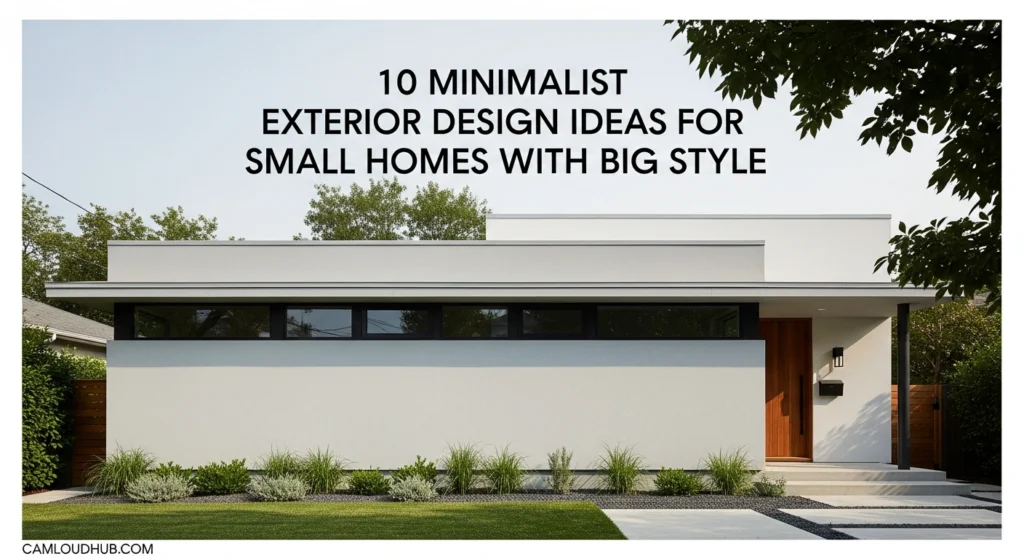 10 Minimalist Exterior Design Ideas for Small Homes with Big Style 6 10 Minimalist Exterior Design Ideas for Small Homes with Big Style
