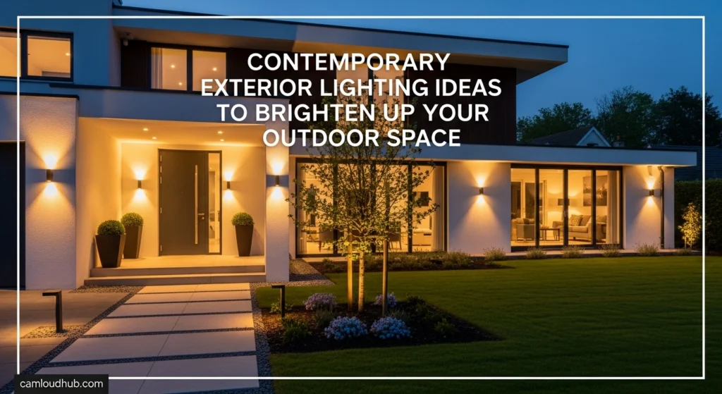 Contemporary Exterior Lighting Ideas to Brighten Up Your Outdoor Space