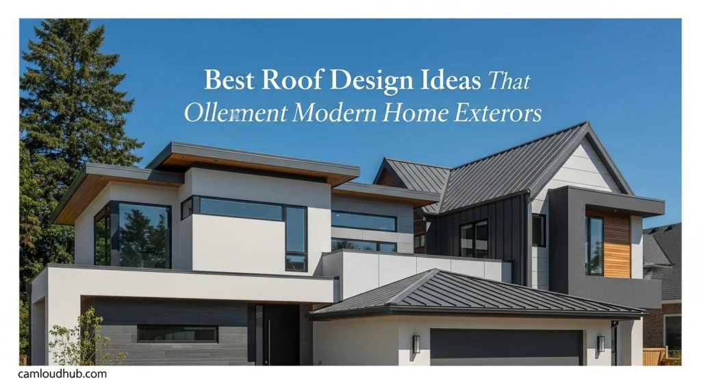 Best Roof Design Ideas That Complement Modern Home Exteriors