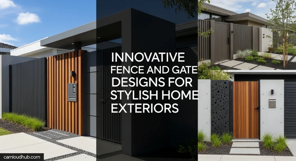 Innovative Fence and Gate Designs for Stylish Home Exteriors 6 Innovative Fence and Gate Designs for Stylish Home Exteriors
