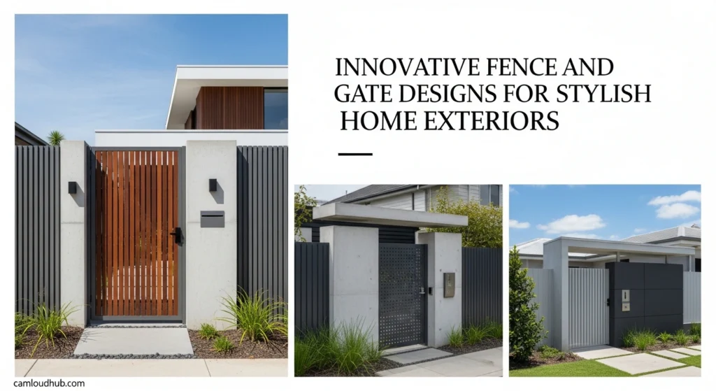 Innovative Fence and Gate Designs for Stylish Home Exteriors